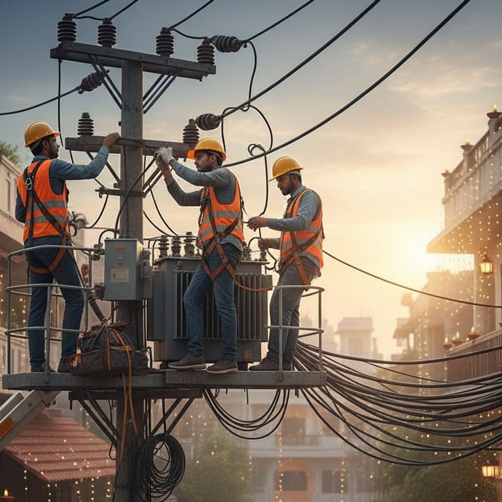 बांसवाड़ा में आज 7 घंटे बिजली बंद:पालोदा, घाटोल, गनोड़ा, मोटागांव, तलवाड़ा सहित कई गांव रहेंगे प्रभावित