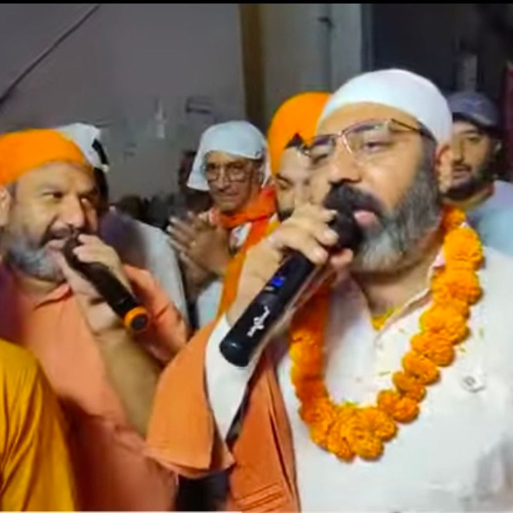 कलानौर में निकाला गया नगर कीर्तन:कार्तिक माह में निकली शोभायात्रा, संतों ने किया भोले बाबा का गुणगान