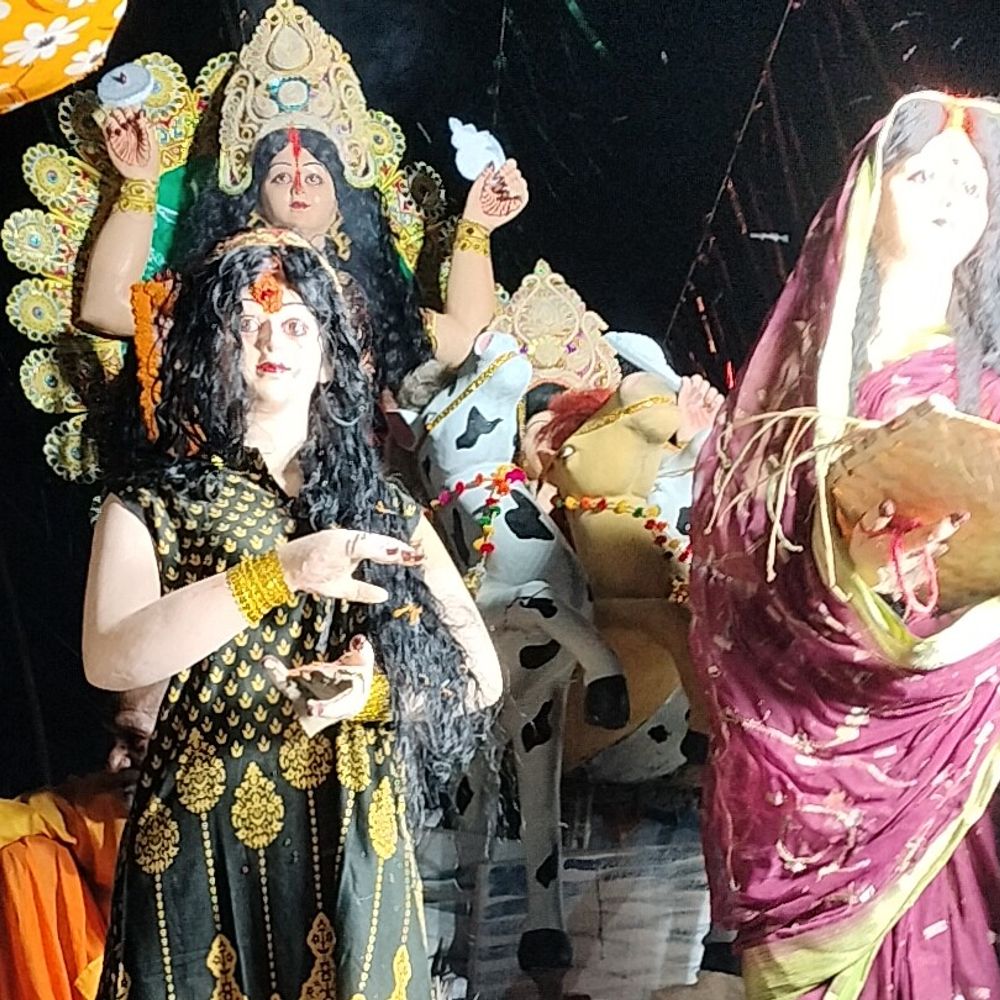 कामाथान में दो दिवसीय छठ मेला संपन्न:देवी-देवताओं की प्रतिमाओं का विसर्जन किया गया