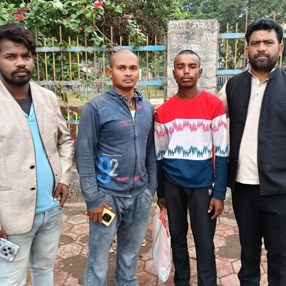 छत्तीसगढ़ के जहांगीरचांपा का भटका बालक मिला परिवार से