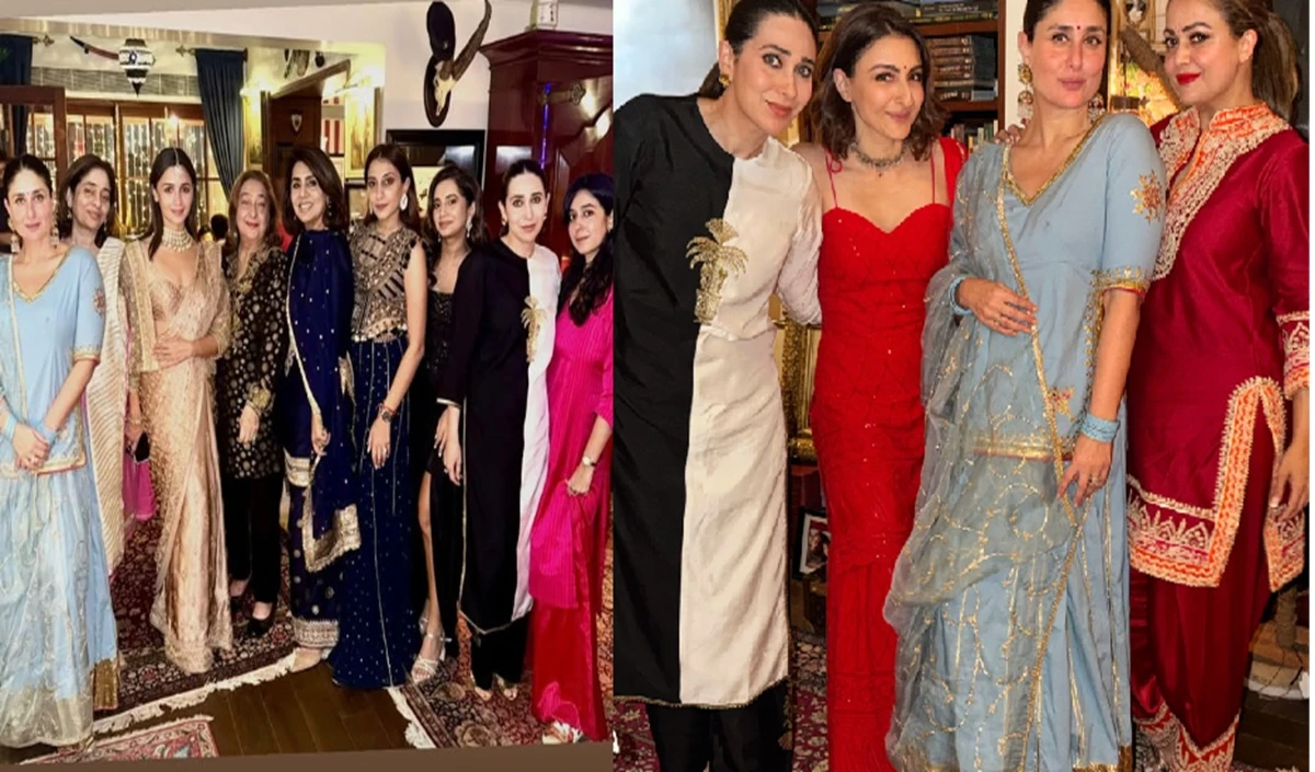 आलिया भट्ट ने सासू मां नीतू, ननद करीना-करिश्मा संग मनाया धनतेरस, देखें चमकती तस्वीरें!