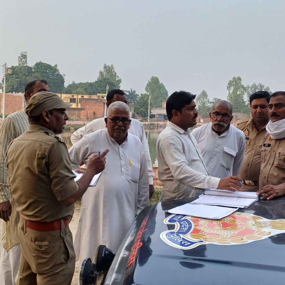 नानौता के तालाब में मिला अज्ञात शव:पुलिस ने पोस्टमार्टम के लिए भेजा, पहचान के प्रयास जारी