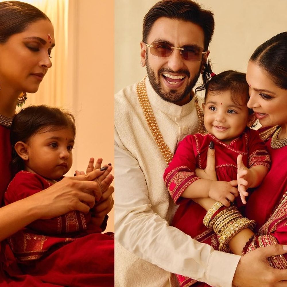 दीपिका पादुकोण-रणवीर सिंह ने दिखाई बेटी की पहली झलक:दिवाली पर कई तस्वीरें शेयर कीं, कपल के बचपन से हुई तुलना, पहले भी वायरल हुआ था वीडियो