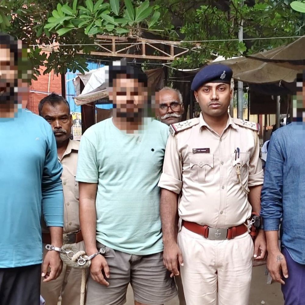 भोजपुर में संजू हत्याकांड में तीन गिरफ्तार:जुआ खेलने के दौरान पैसों को लेकर विवाद हुआ था, फायरिंग में 2 लोग घायल हुए थे