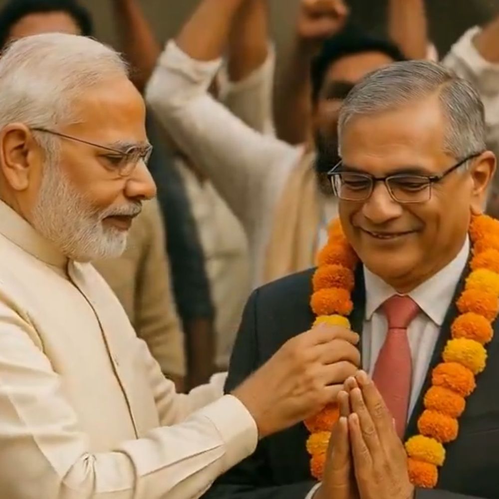 कांग्रेस ने सोशल मीडिया पर AI जनरेटेड वीडियो शेयर किया:ज्ञानेश कुमार को बताया पीएम मोदी का स्टार प्रचारक, कहा- महागठबंधन के वोट कटवाए