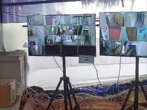 स्ट्रांग रूम में 2 लेयर सिक्योरिटी, CCTV से कड़ी निगरानी:पटना के 14 विस क्षेत्रों के EVM हुए सील, DM-SSP ने किया निरीक्षण