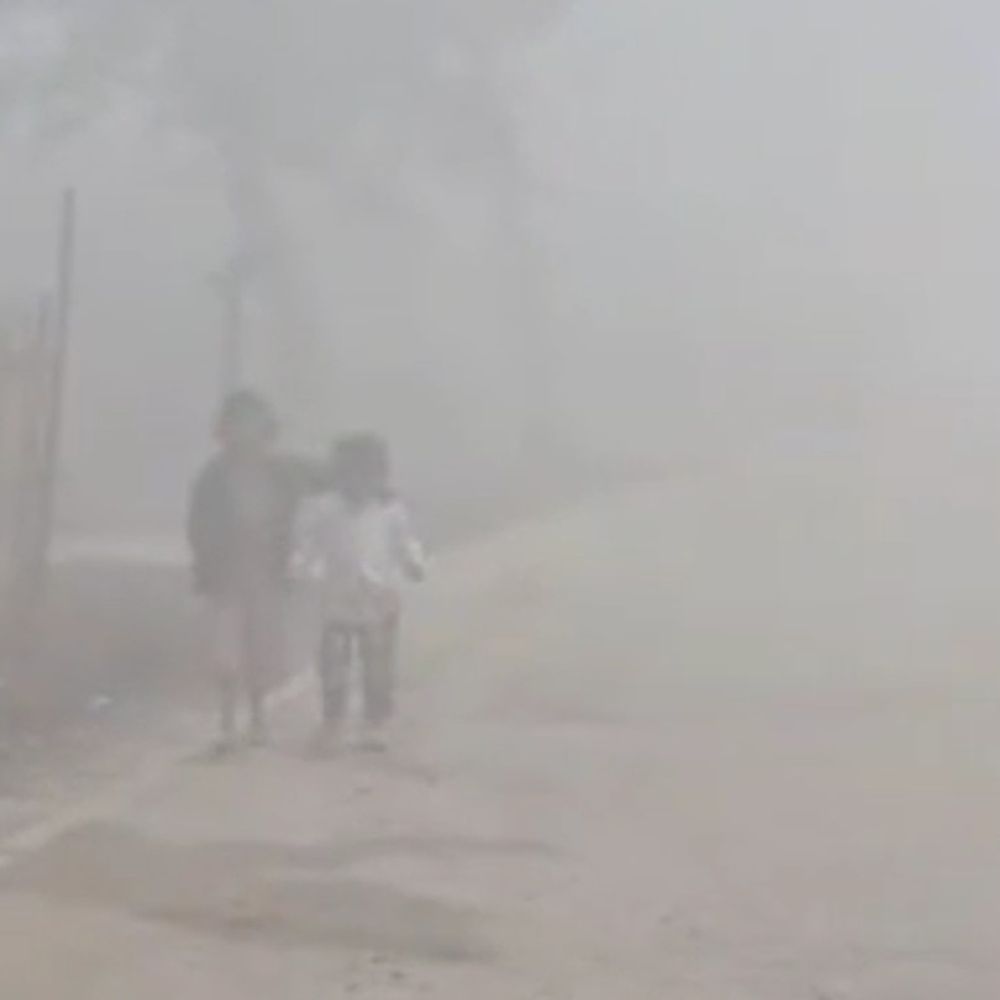 बेलदौर में ठंड बढ़ी, घना कोहरा छाया:सुबह-शाम धीमी हुई वाहनों की गति, जनजीवन प्रभावित