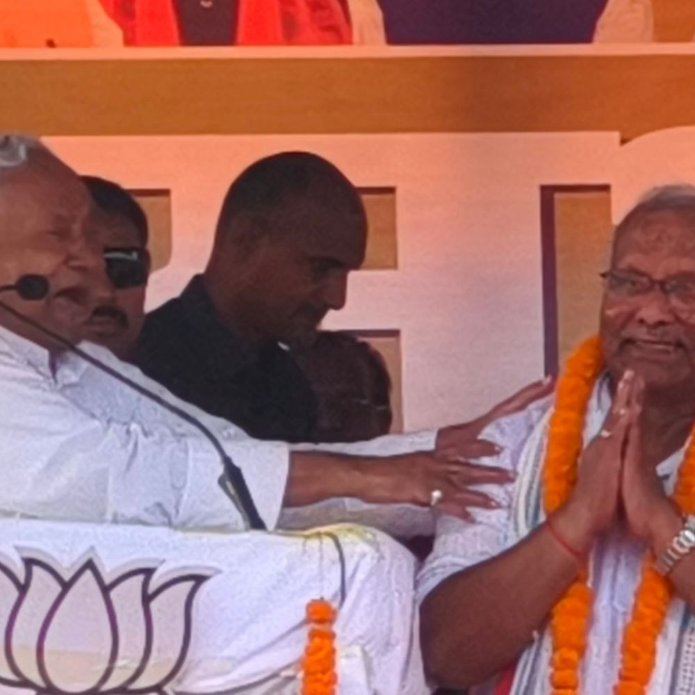 ‘शाम के बाद लोग घरों से निकलने से डरते थे’:कटिहार में नीतीश कुमार ने राजद पर साधा निशाना, चुनावी सभा को संबोधित किया