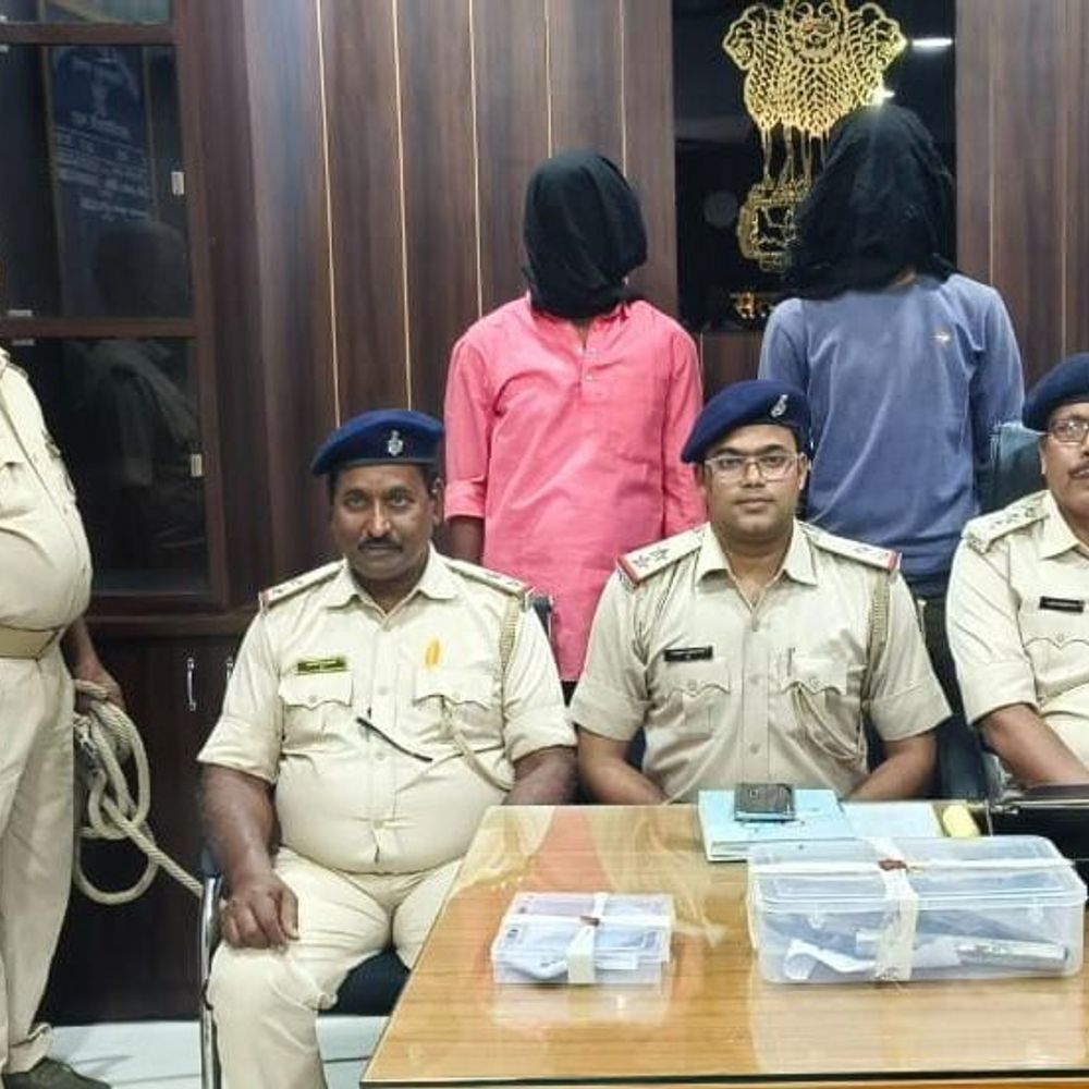 पलामू में दो युवक गिरफ्तार:अवैध हथियार के साथ घूमने की सूचना पर पुलिस ने की कार्रवाई