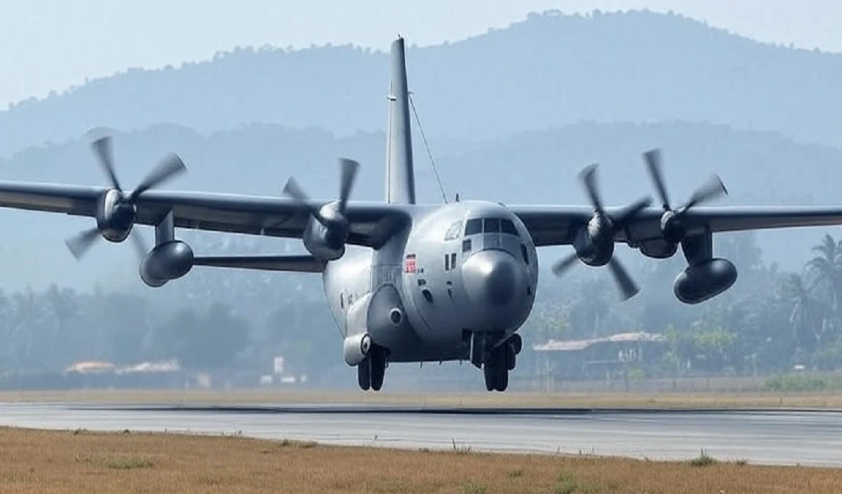एलएसी के करीब न्योमा वायु सैनिक अड्डा चालू; वायुसेना प्रमुख ने सी-130जे से की लैंडिंग