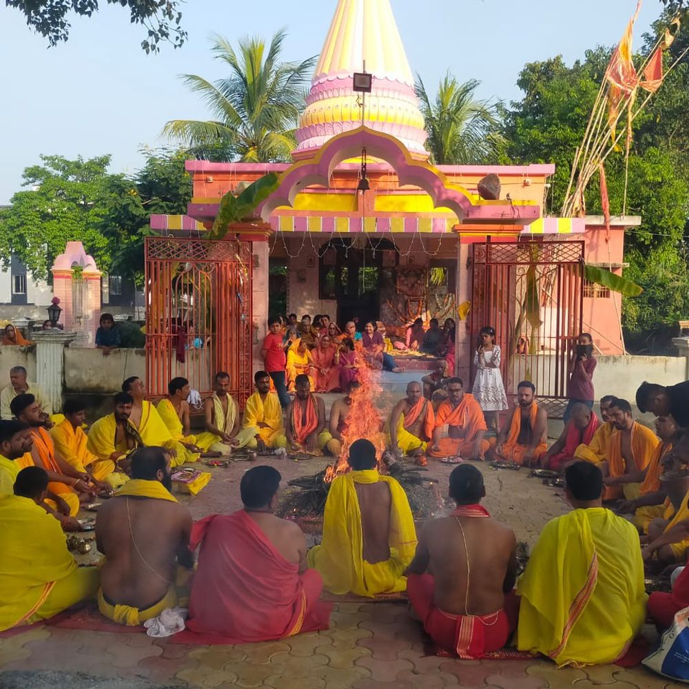 बैजानी में 30 दिवसीय अखंड रामचरितमानस पाठ संपन्न:हवने के साथ मांगलिक कार्यक्रम पूरा, भंडारे का आयोजन किया गया