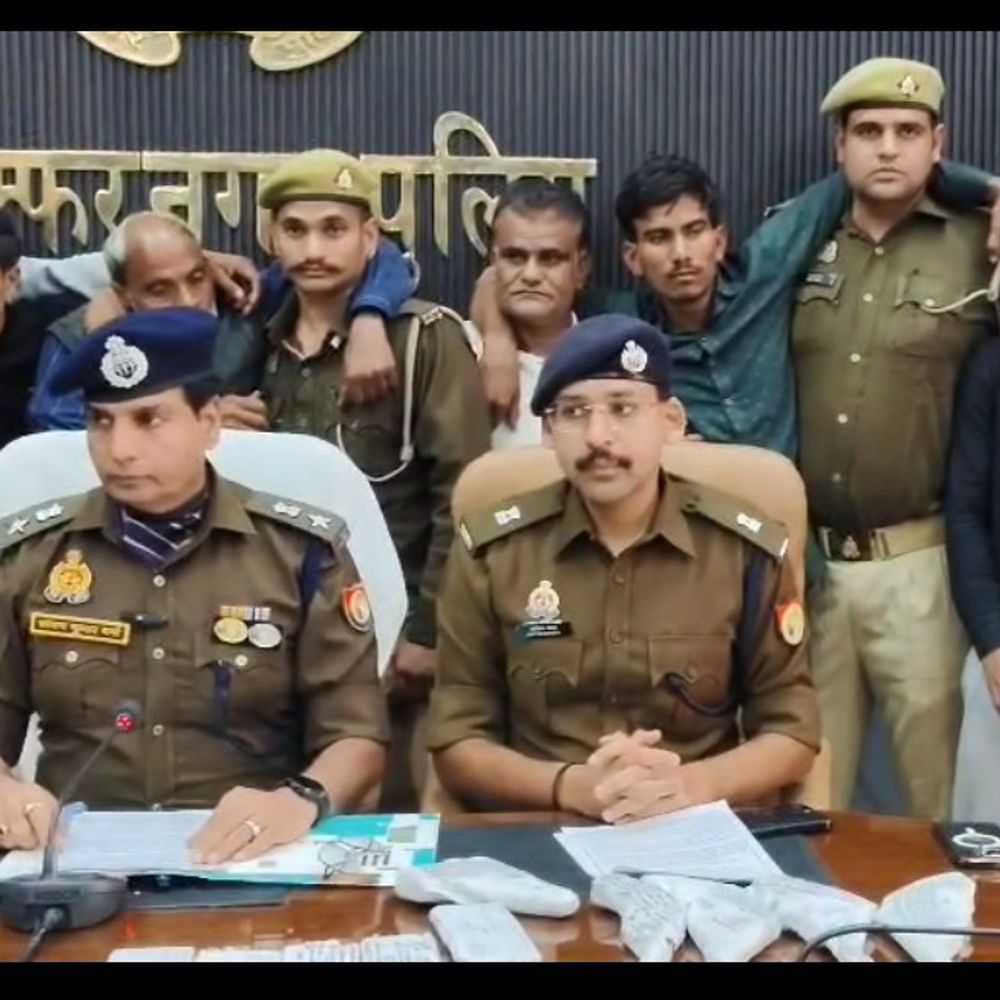 प्रेमिका के पिता ने दी थी युवक की सुपारी:मुजफ्फरनगर पुलिस ने किया खुलासा, मुठभेड़ में 7 गिरफ्तार; 5 घायल