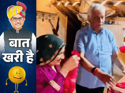 ऊंट पर चढ़कर नेताजी ने खाई चटनी-रोटी:मंत्रीजी का जन्मदिन वाला ‘किस्सा’; किसान की विधायकजी से ‘हॉट-टॉक’