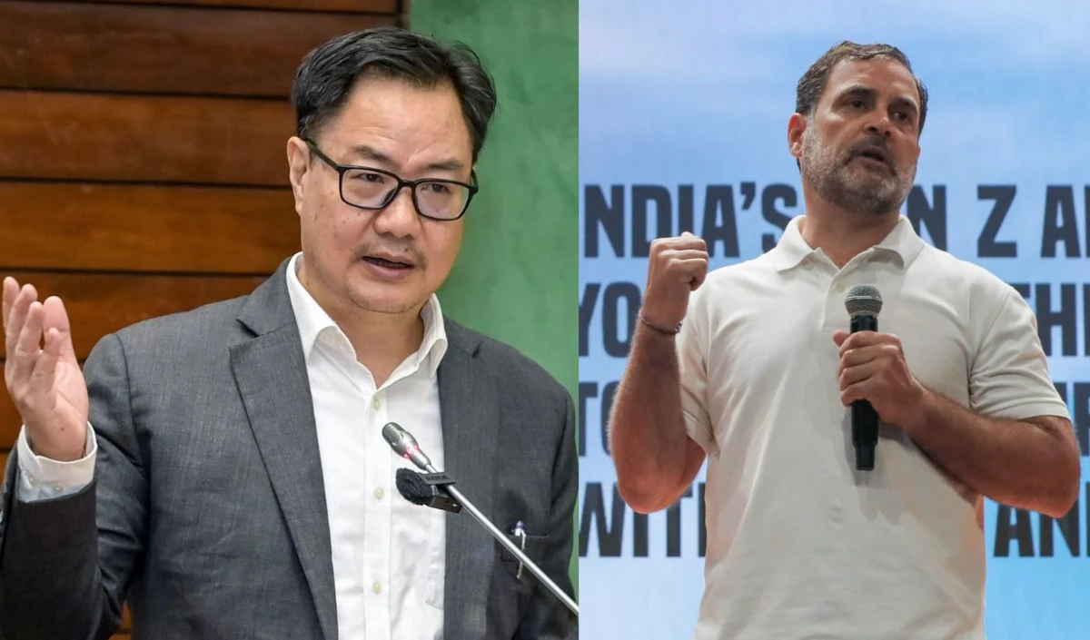 Rahul Gandhi की ‘H फाइल्स’, Kiren Rijiju का ‘साजिश’ वार, Congress का पलटवार