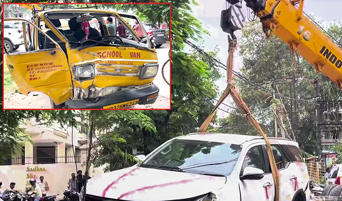राजस्थान: स्कूल वैन-एसयूवी की भीषण टक्कर, 2 मासूम छात्राओं की दर्दनाक मौत, 5 घायल