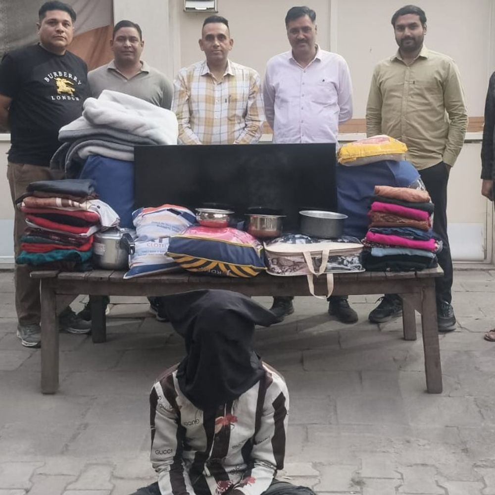 पंचकूला टीचर के घर चोरी करने वाला गिरफ्तार:डेढ लाख रुपए का सामान बरामद, चंडीगढ़ का रहने वाला है आरोपी