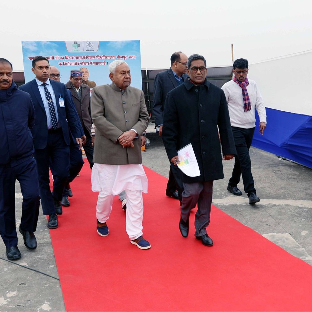 बिहार स्वास्थ्य विज्ञान विश्वविद्यालय का मुख्यमंत्री ने किया निरीक्षण:नीतीश कुमार ने अधिकारियों को निर्देश दिए, कहा- काम में तेजी लाएं