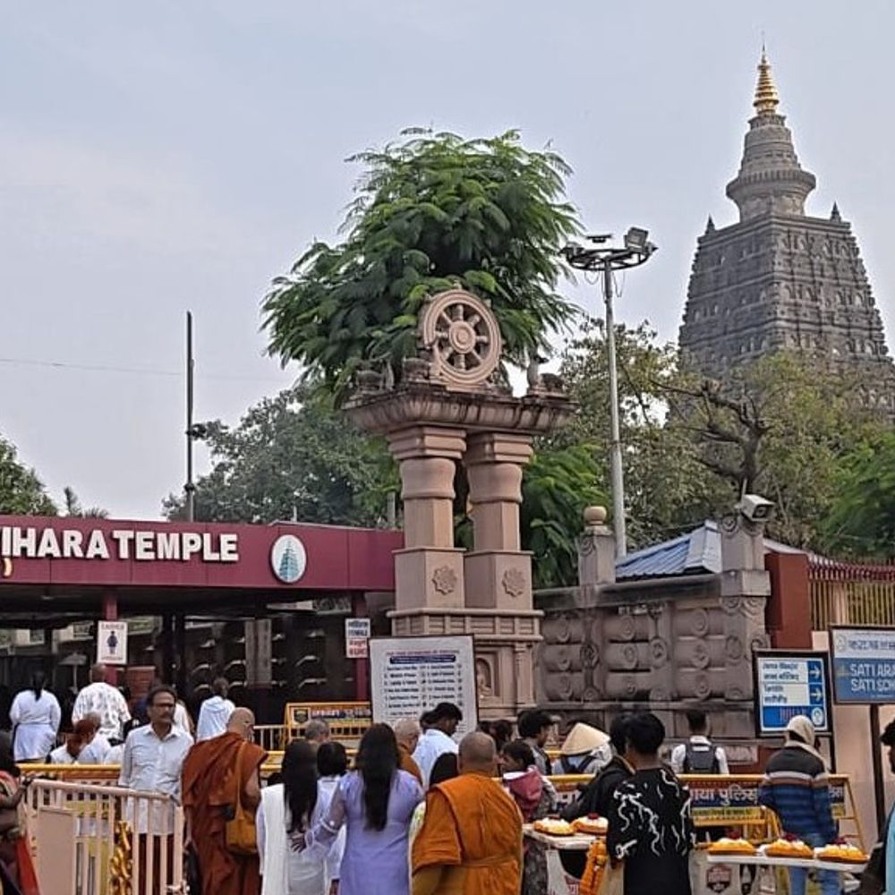 बोधगया में शोभा यात्रा, 27 देशों के बौद्ध भिक्षु शामिल:आज से त्रिपिटक पाठ का महामहोत्सव, बोधिवृक्ष के नीचे उद्घाटन समारोह