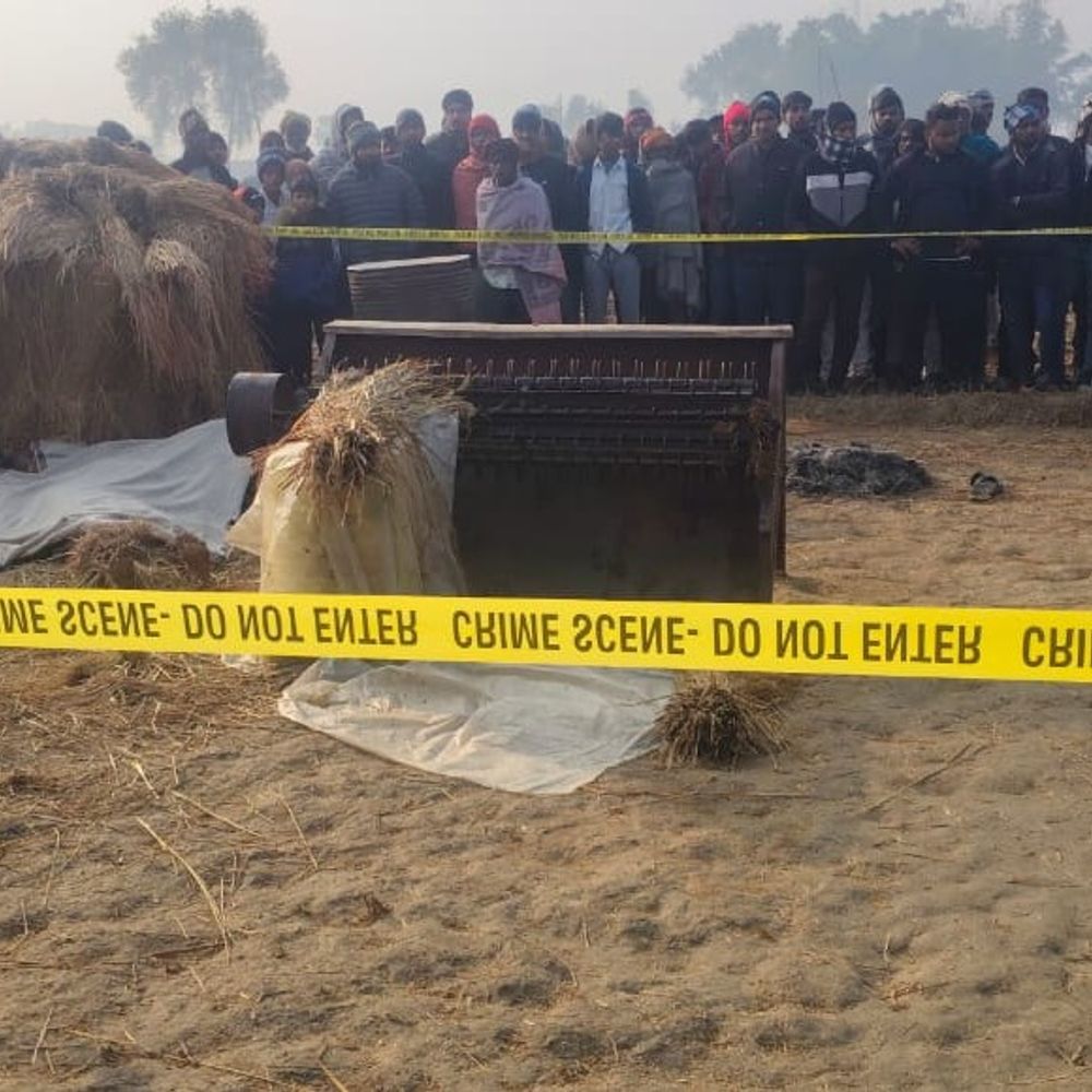 गयाजी में डबल मर्डर,वार्ड सदस्य पत्नी और पति की हत्या:धारदार हथियार से मर्डर, फसल की रखवाली के लिए खेत पर सोने गए थे