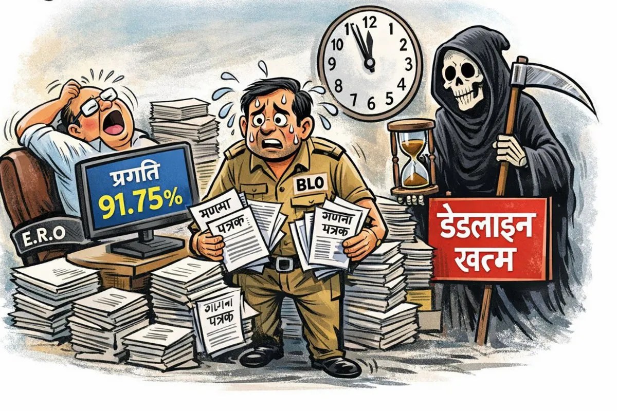 एसआइआर: एमपी के इस जिले में कटेंगे 1.07 लाख मतदाताओं के नाम