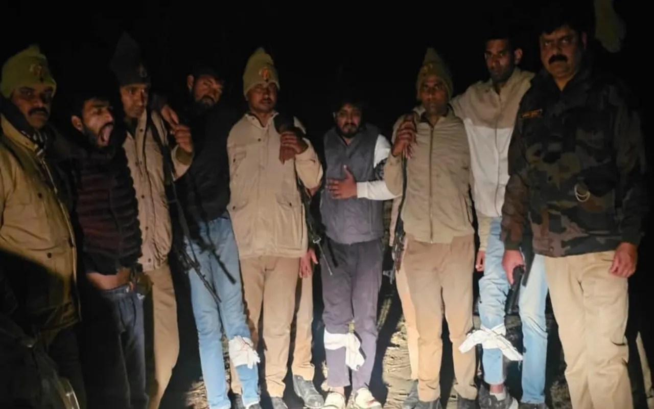 Ballia News: बलिया में गोलियों तड़तड़ाहट, आयुष यादव हत्याकांड के 4 आरोपियों को लगी गोली
