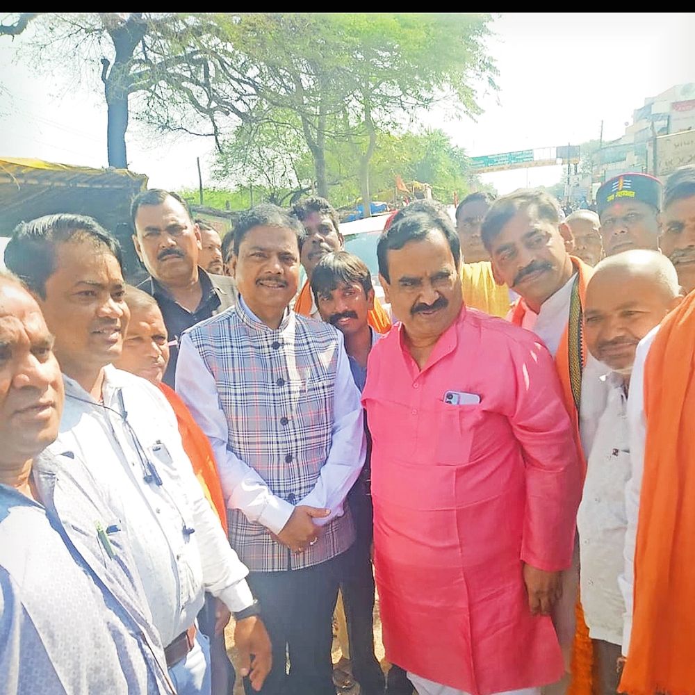 वन मंत्री कश्यप का भाजपा कार्यकर्ताओं ने किया स्वागत