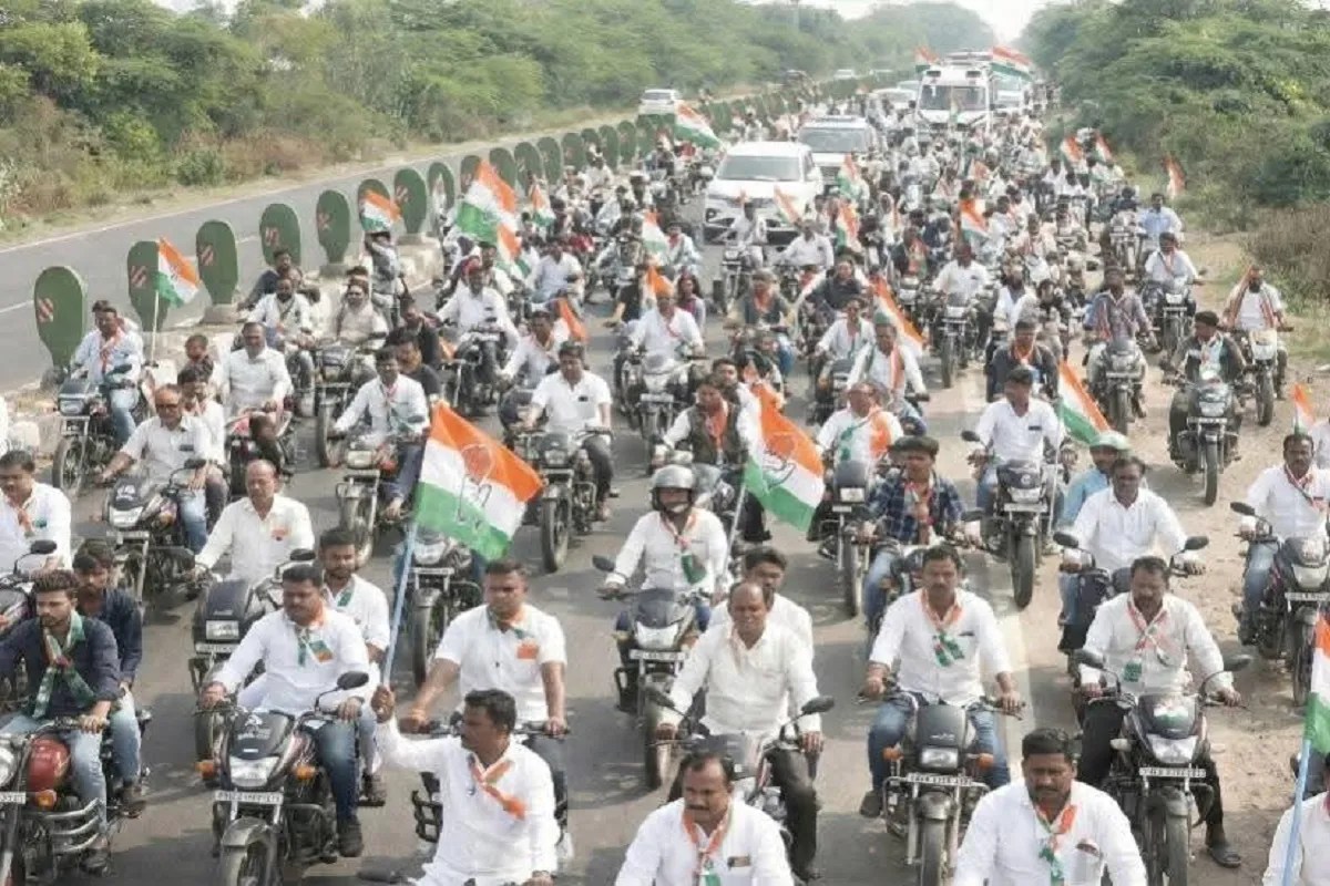 कांग्रेस की जन आक्रोश यात्रा में भाजपा सरकार पर लगाई आरोपों की झड़ी