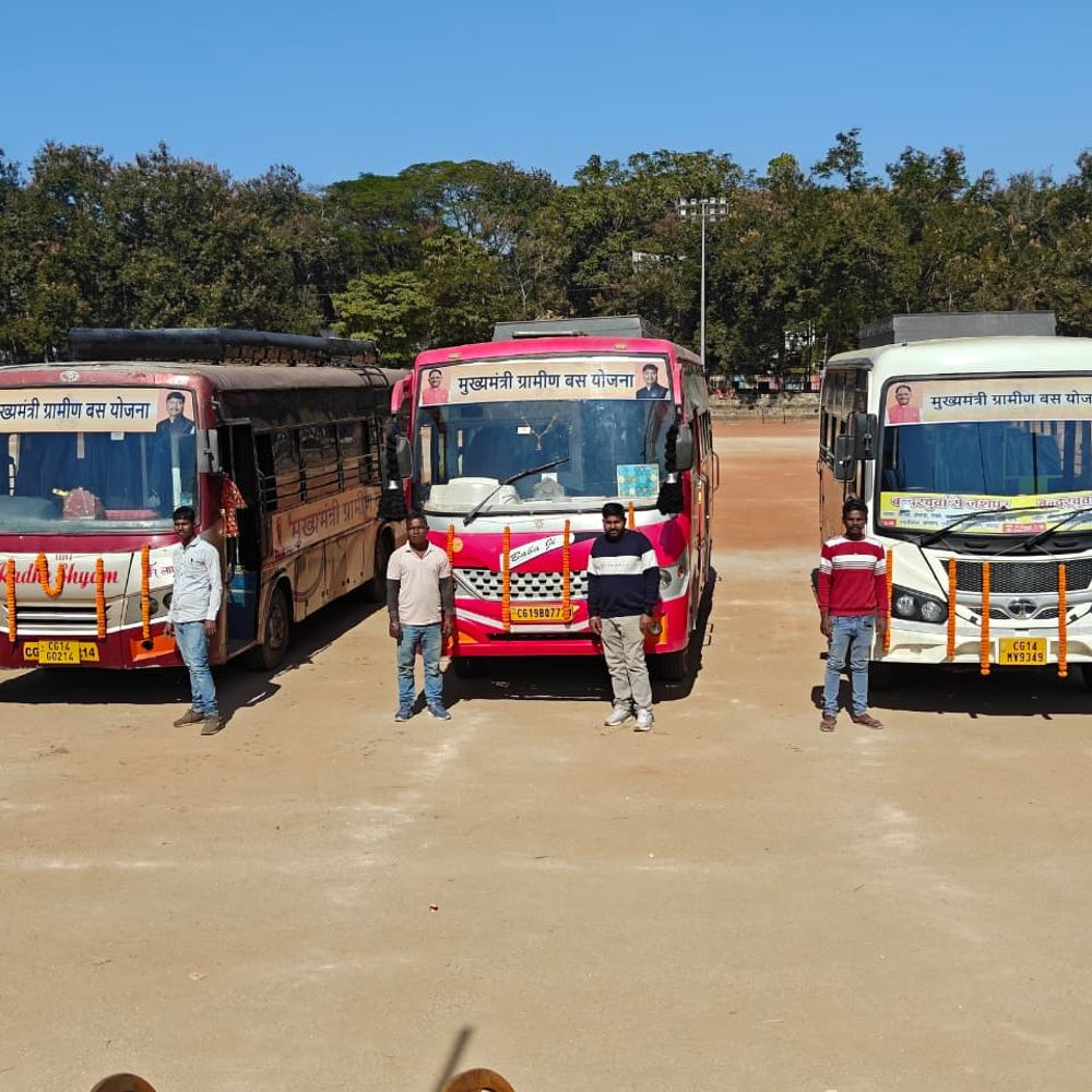 सीएम ग्रामीण बस योजना: तीन रूट पर सेवा की शुरुआत