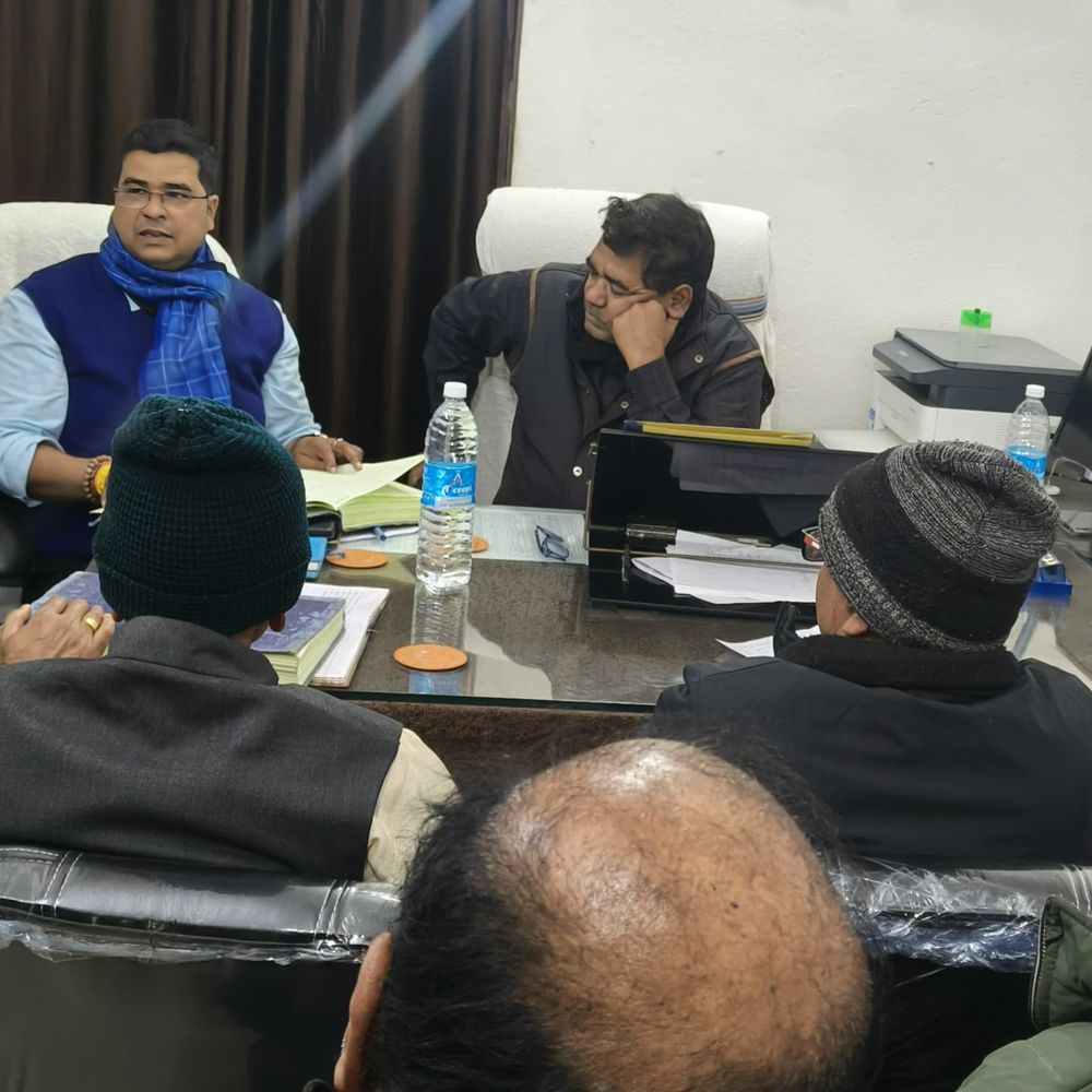 सीएचसी जगदीशपुर में रोगी कल्याण समिति की बैठक:अल्ट्रासाउंड-ईसीजी सेवा जल्द शुरू करने की मांग