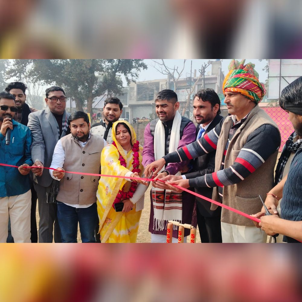 आगरा में चौधरी चरण सिंह स्मृति क्रिकेट टूर्नामेंट शुरू:ब्रज क्षेत्रीय मंत्री राहुल चौधरी ने 33वें संस्करण का उद्घाटन किया