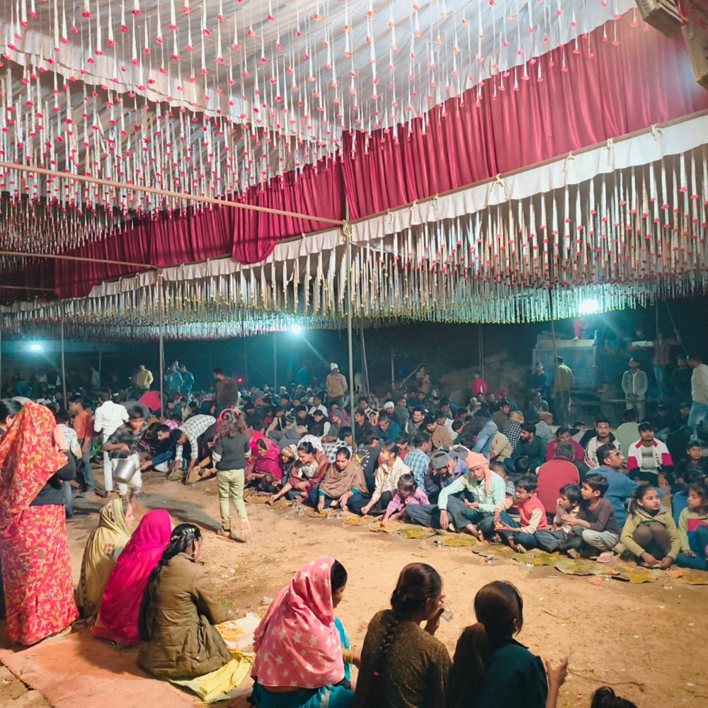 भागवत भंडारे में श्रद्धालुओं ने पाई प्रसादी