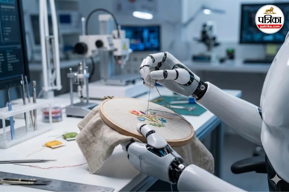 Humanoid Robot: सुई में धागा डालने से लेकर कढ़ाई तक… चीन के इस रोबोट ने कर दिया कमाल, इंसानों की तरह करता है बारीक काम