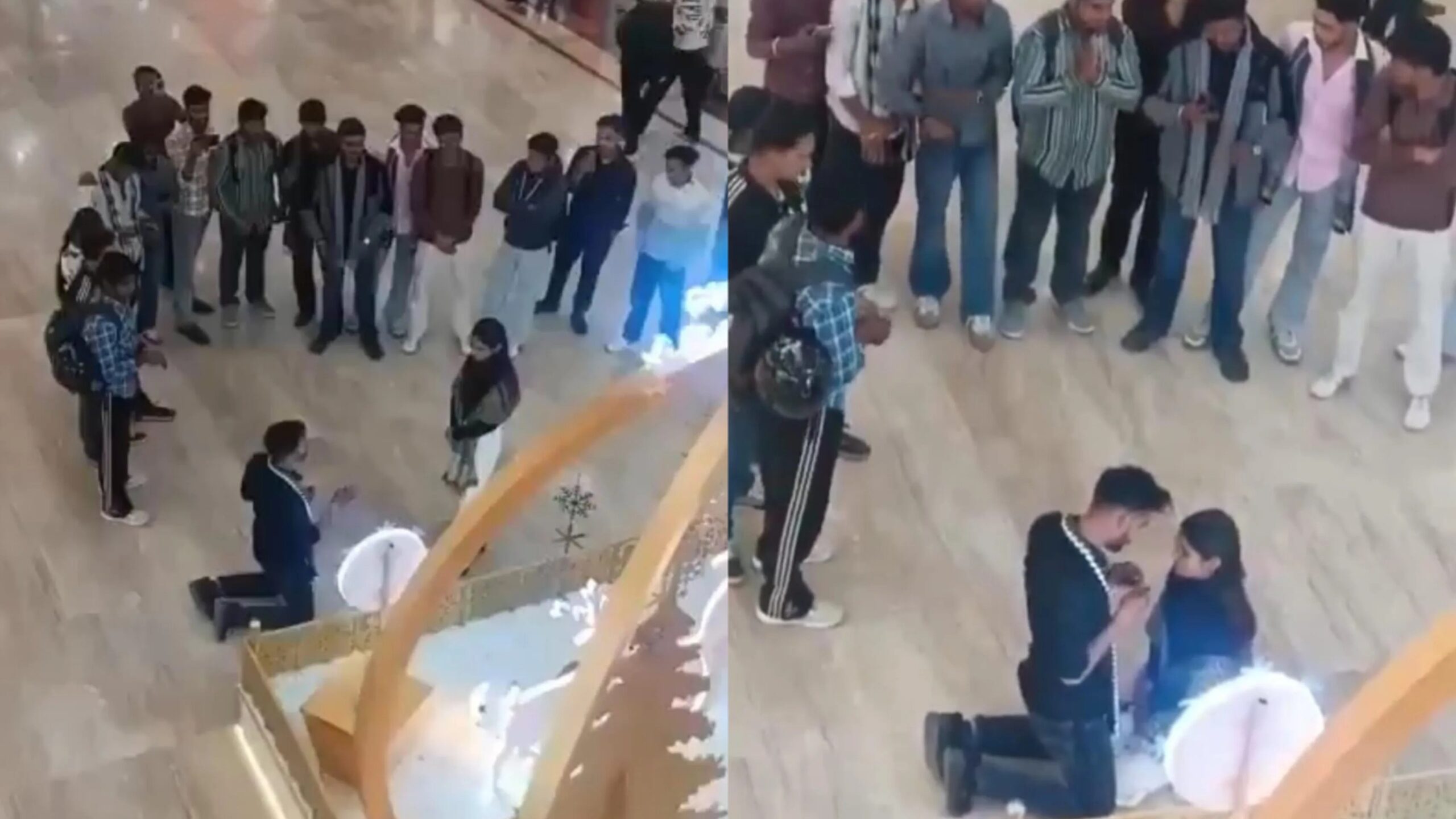 चट मंगनी पट शादी: सेंट्रल मॉल में लड़के ने किया प्रपोज, मांग में भरा सिंदूर, पहनाया मंगलसूत्र और…