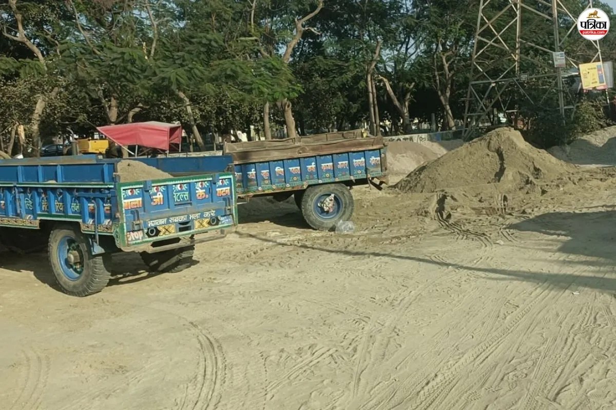 कोटा जिले में अवैध बजरी भंडारण पर बड़ी कार्रवाई, 220 टन सामग्री जब्त, 1.66 लाख का जुर्माना