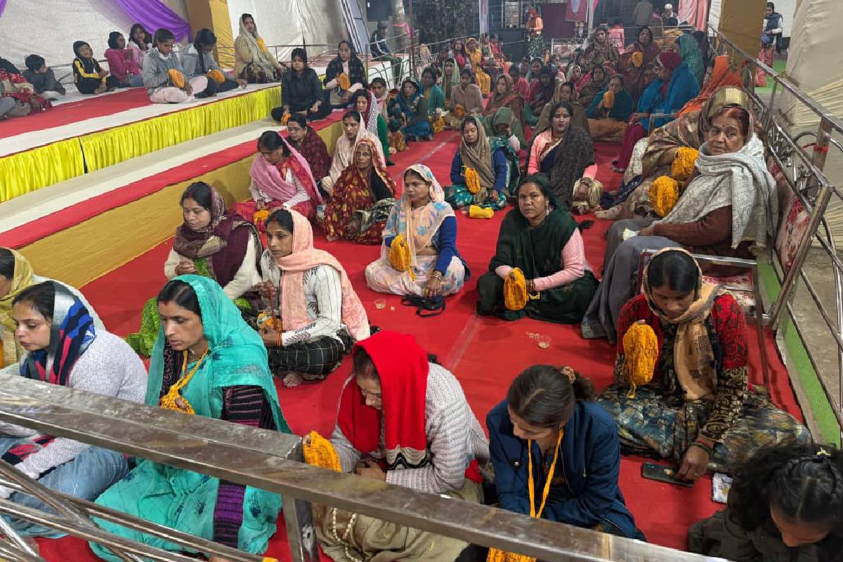 रामदरबार मंदिर में महा अनुष्ठान हुआ, 9 लाख 87 हजार जप