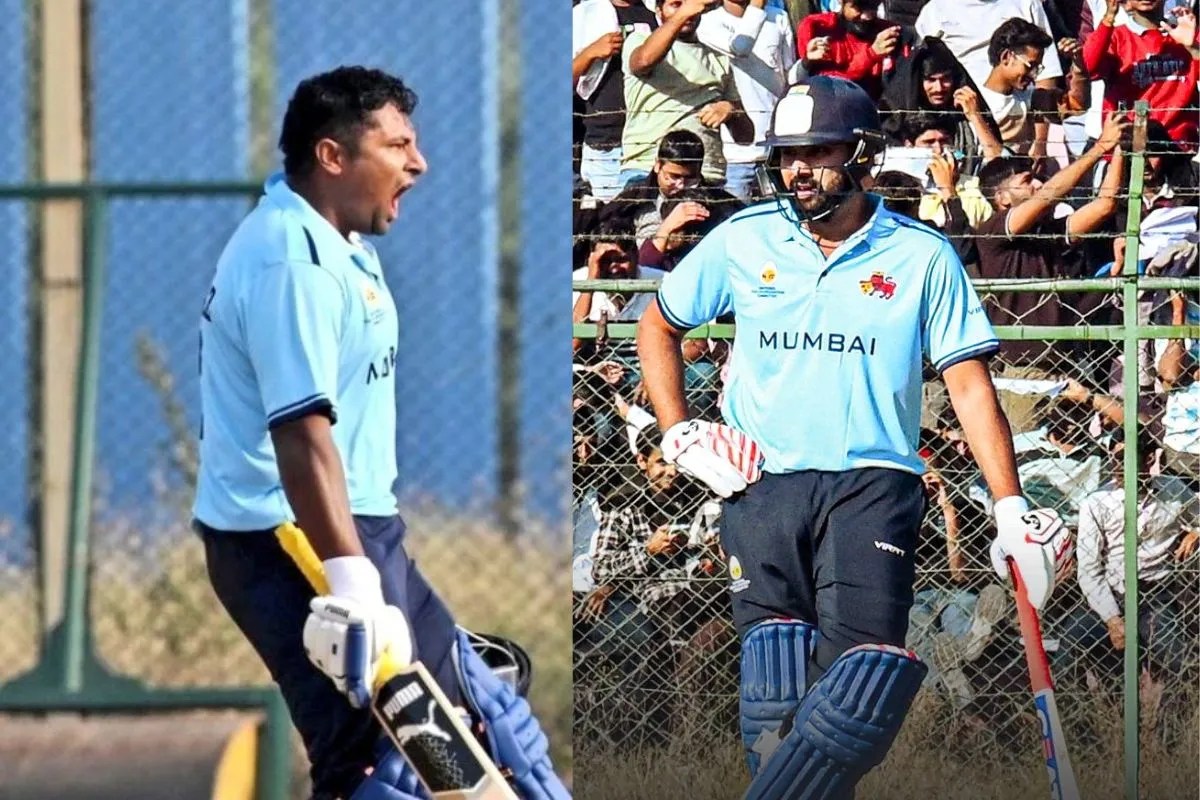 VHT 2025-26: सरफराज खान ने मार-मारकर बनाया गेंदबाजों का भर्ता, तोड़ डाला रोहित शर्मा का बड़ा रिकॉर्ड