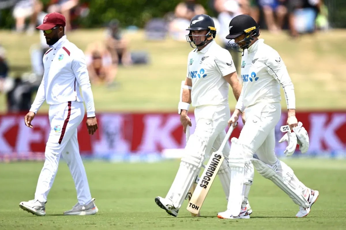 WI vs NZ: लैथम का शतक, कॉन्वे दोहरे शतक के करीब, पहले दिन न्यूजीलैंड का स्कोर 334/1