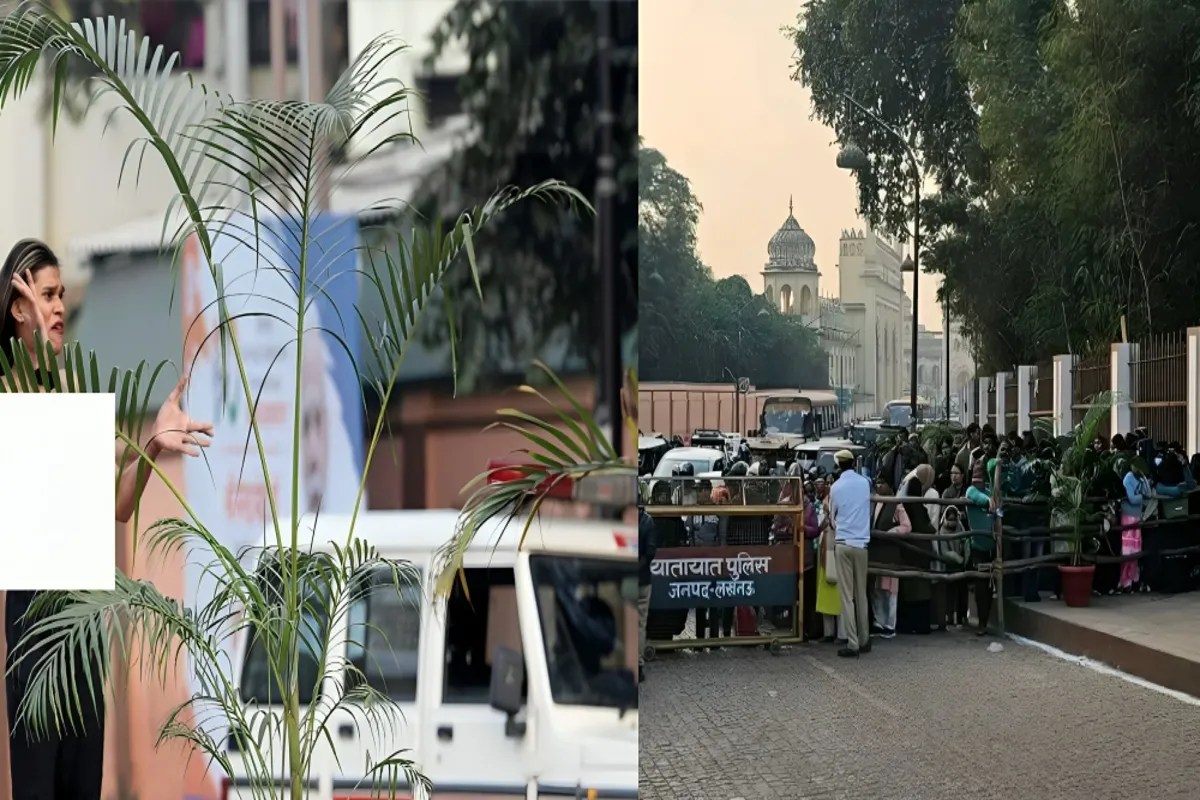 PM Modi दौरे में ट्रैफिक जाम से परेशान किन्नर का बड़ा इमामबाड़ा के पास अनोखा विरोध वायरल