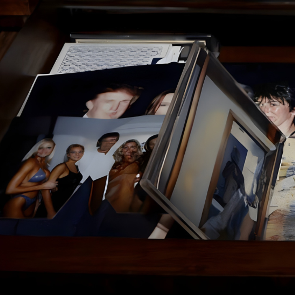 यौन अपराधी एपस्टीन केस वाली ट्रम्प की फोटो फिर अपलोड:इसमें मेलानिया ट्रम्प की भी तस्वीर; सरकार ने कल 16 फाइलें वेबसाइट से हटाईं थीं