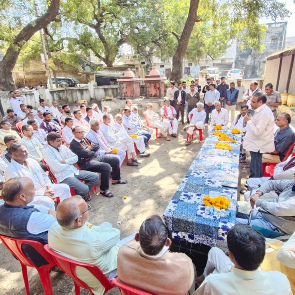 राजपूत समाज के सामुदायिक भवन का भूमिपूजन