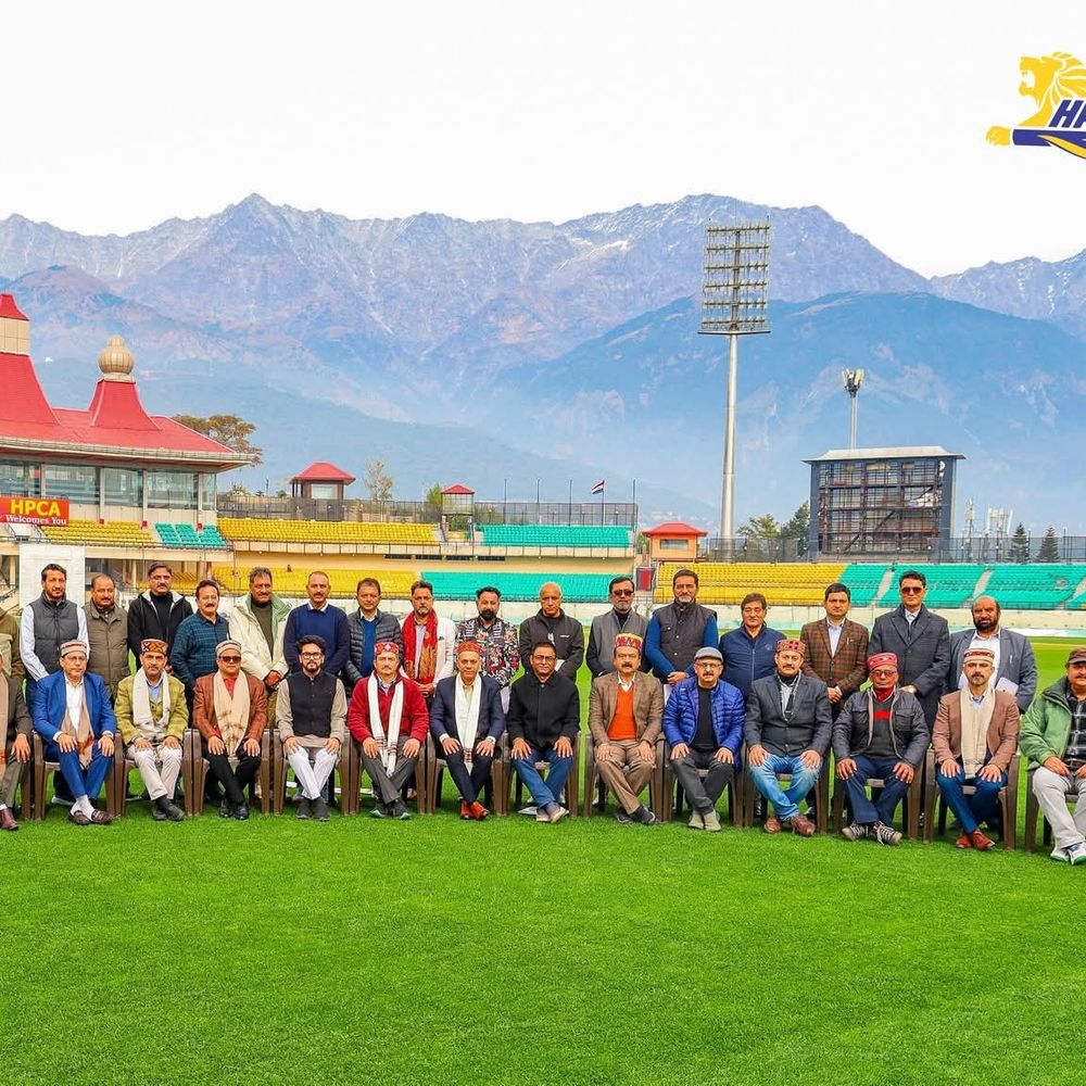 धर्मशाला में एचपीसीए की नई कार्यकारिणी घोषित:विजय कुमार उपाध्यक्ष, मनुज सचिव बने; तीन साल तक जिम्मेदारी