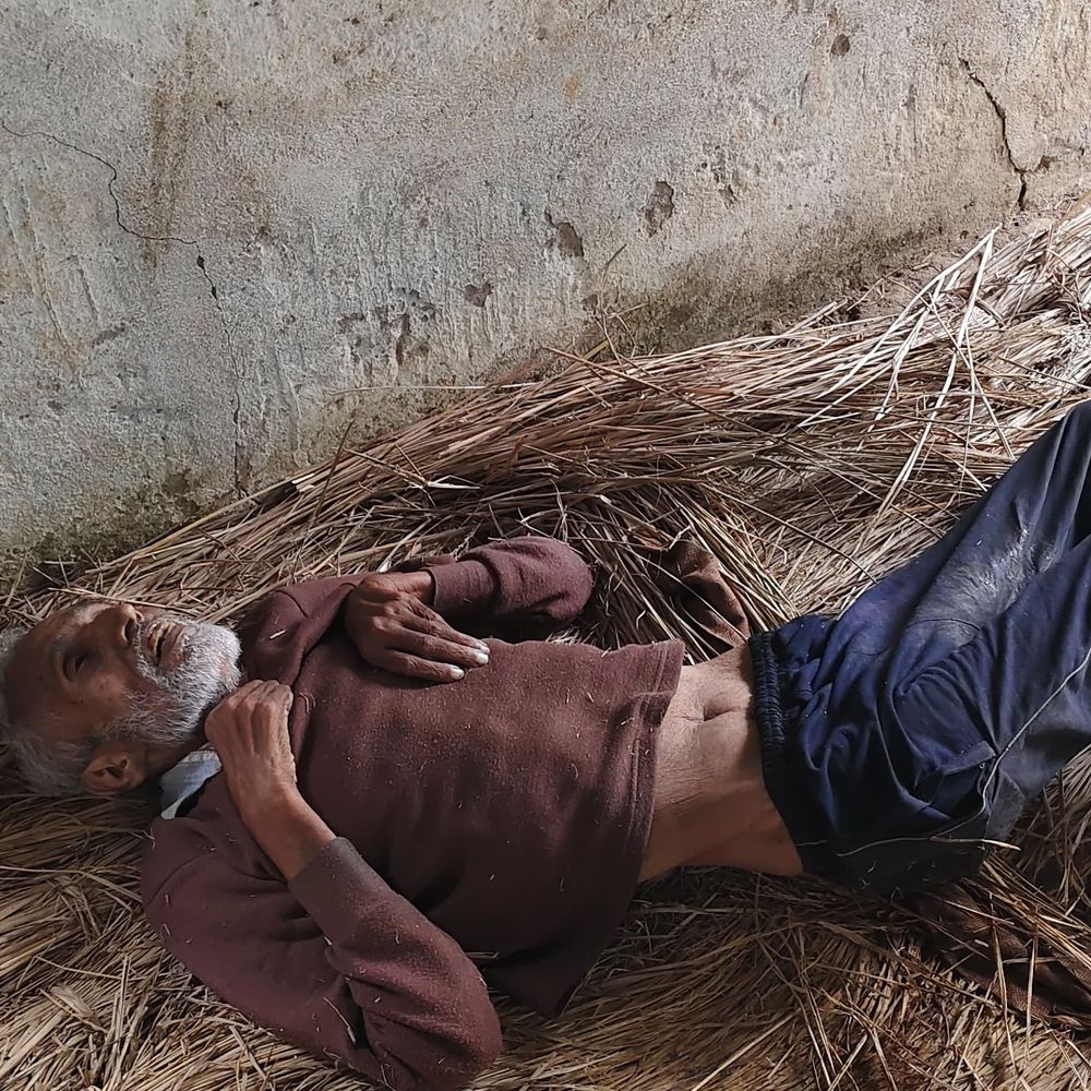 बांका में झोपड़ी से अज्ञात बुजुर्ग का शव बरामद:ठंड से मौत की आशंका, कॉलेज के पीछे ग्रामीण सड़क पर मिला शव; शिनाख्त का प्रयास जारी