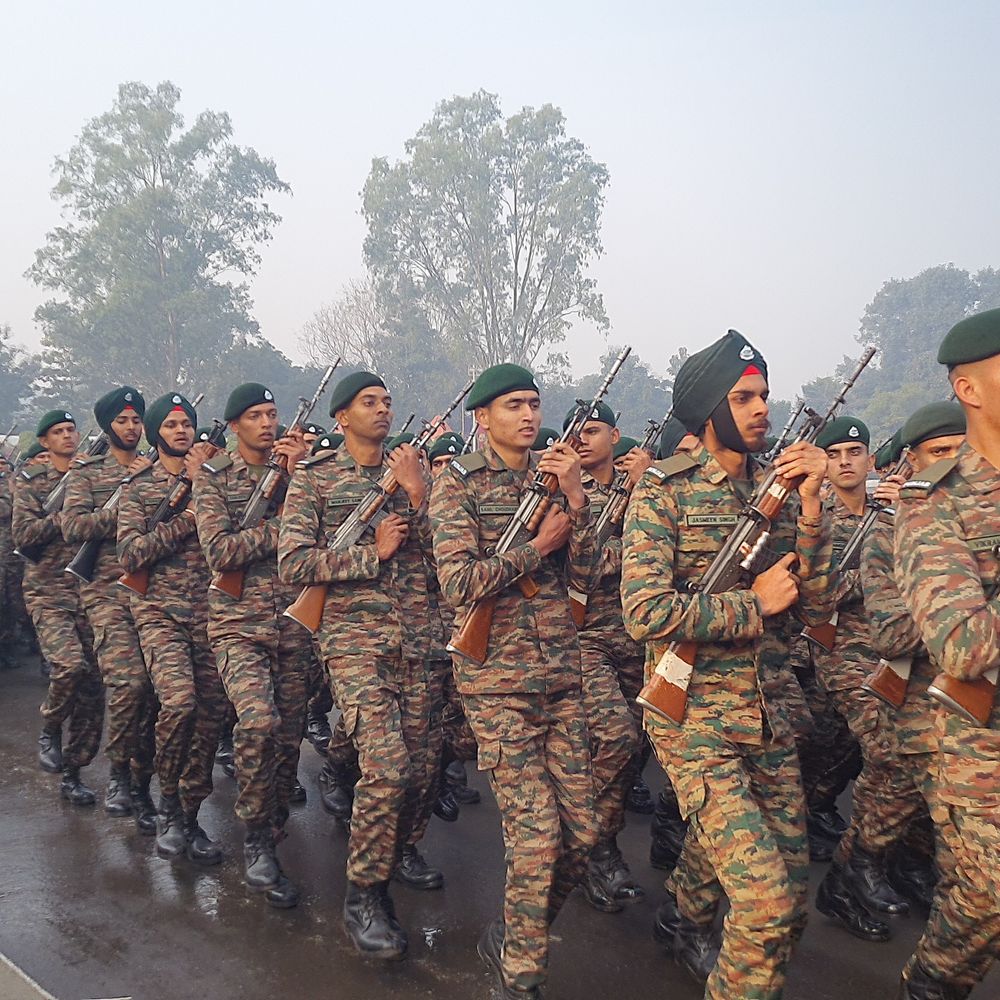 रामगढ़ में 962 अग्निवीरों ने ली शपथ:पंजाब रेजिमेंटल सेंटर में पासिंग आउट परेड का आयोजन