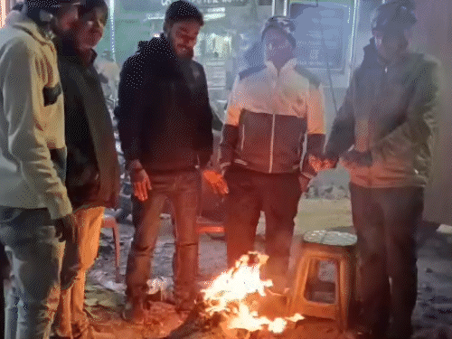 पूर्णिया में कोल्ड-डे का असर बरकरार:कोहरे-बर्फीली पछिया हवा ने बढ़ाई कनकनी, आज भी राहत की उम्मीद नहीं; स्कूल 30 दिसंबर तक बंद