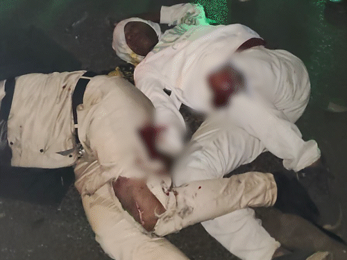 गिरिडीह के इसरी बाजार में दो बाइक में टक्कर:इलाज के दौरान दो युवकों ने तोड़ा दम, एक युवक पीएमसीएच रेफर, जांच में जुटी पुलिस