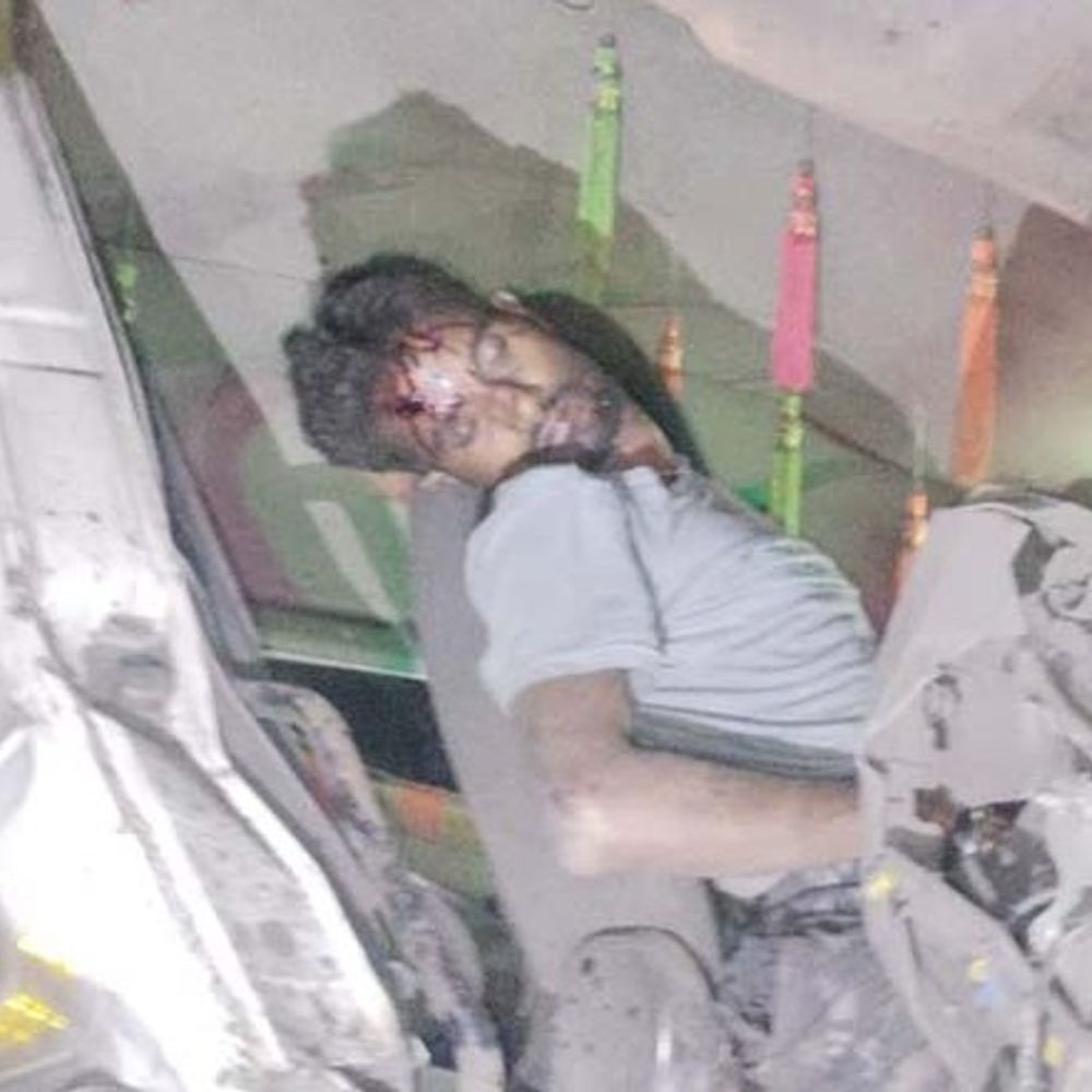 रायगढ़ में 2 ट्रैलर की भिंड़त में 1 की मौत:केबिन में फंसे चालक को मुश्किल से बाहर निकाला, रात में रानीसागर के पास हुआ हादसा