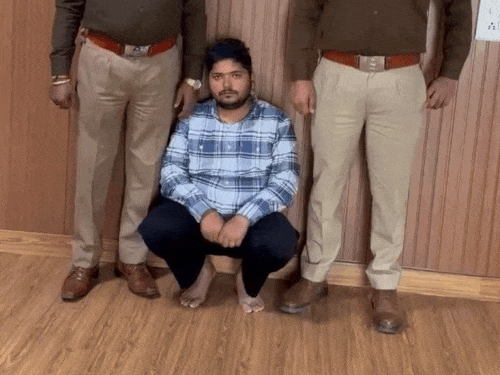 गुरुग्राम में एमफिल पास ठग गिरफ्तार:96 लोगों से हड़पे 10 करोड़ रुपये, बिहार का रहने वाला, जमीन का बनाता था फर्जी एग्रीमेंट