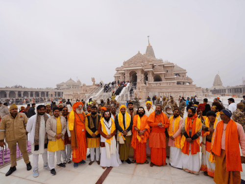 श्रीरामलला का 77वाँ प्राकट्य महोत्सव पर आज निकलेगी शोभायात्रा:रामजन्मभूमि के गेट संख्या 3 से निलकेगी,पूजित कलश और रामलला का चित्रपट शामिल रहेगा