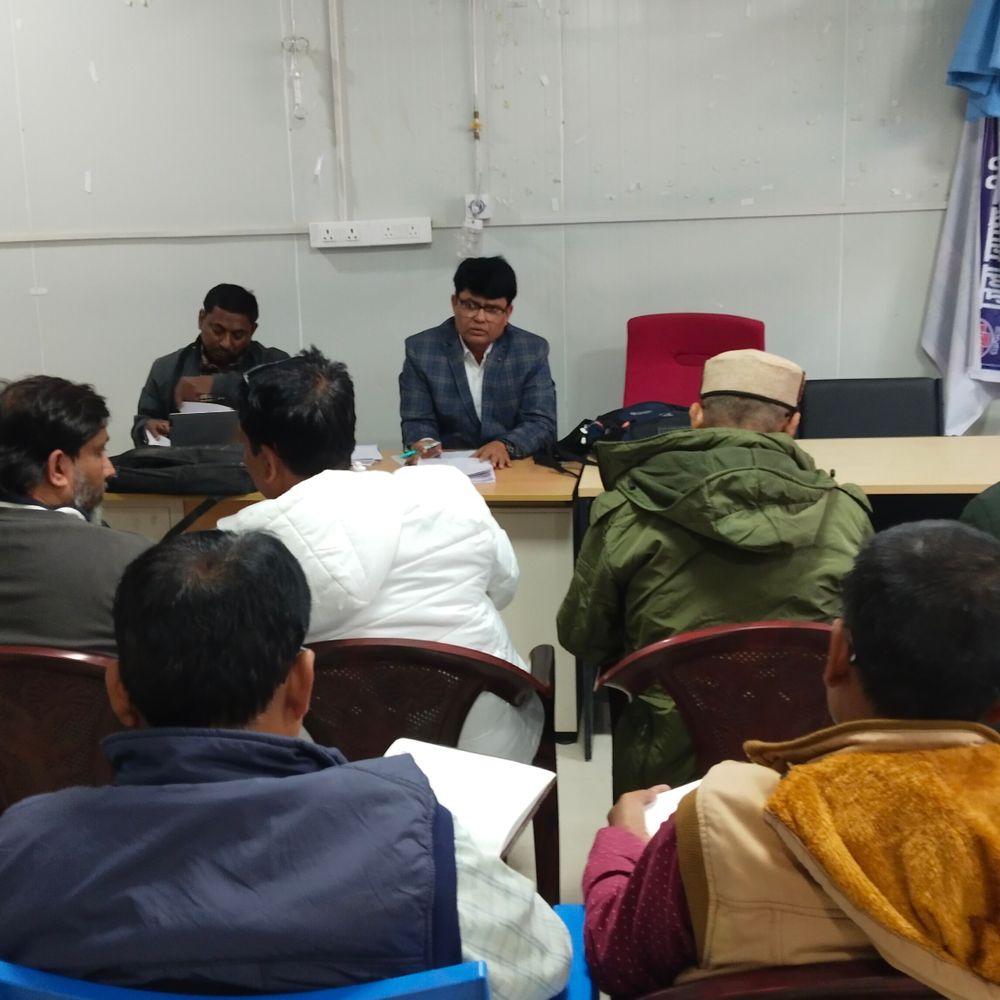 सदर अस्पताल में नवंबर माह के कार्यों की समीक्षा:यूनिसेफ प्रभारी ने बीएमसी के साथ बैठक की, लंबित कार्यों पर चर्चा किए