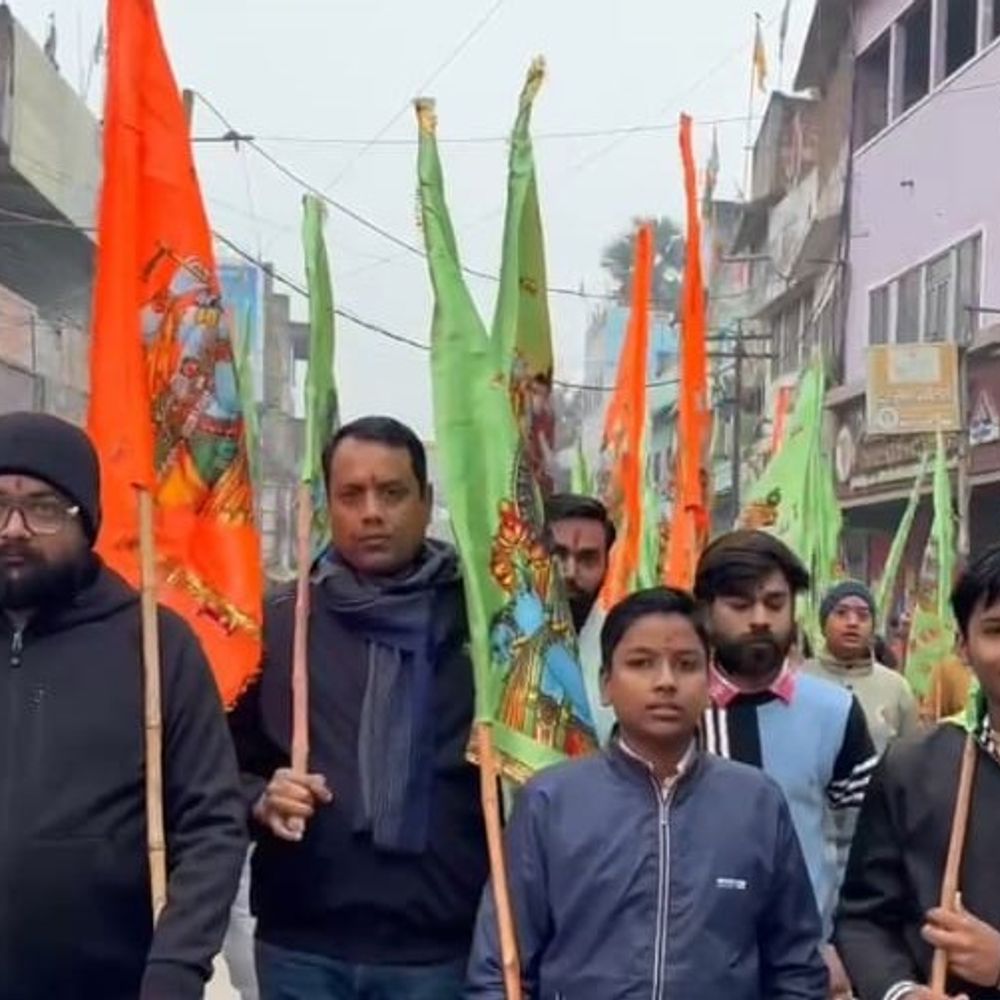 सहरसा में पुत्रदा एकादशी पर श्याम निशान यात्रा:51 निशान चढ़ाए गए, भक्तों ने लगाए बाबा श्याम के जयकारे